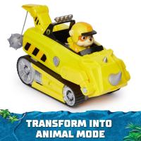 SPIN MASTER - PATRULLA CANINA - Pack Figura Rubble Jungle Pups y Vehículo Rinoceronte - Patrulla Canina Juguetes - 6067761 - Juguetes Niños 3 años + - Regalo Niño 3 años + - details 3