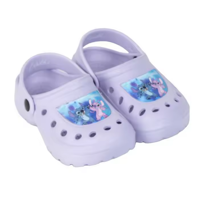 Zuecos Clogs Stitch Friends Lila Niña 76563 - 1
