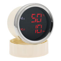 Gauge De Aceite 52mm 2 En 1 Con Medidor De Temperatura Y Presión De Aceite 0-10 Bar Con Alarma Para Coche Y Barco 12V 24V - details 3