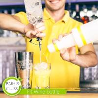 10/20pcs Tapa De Polvo Con Chorro, Cubiertas De Goma Para Botellas De Aceite De Oliva Y Licor, Protección Contra Polvo Y Aves (No Incluye El Chorro) - details 2