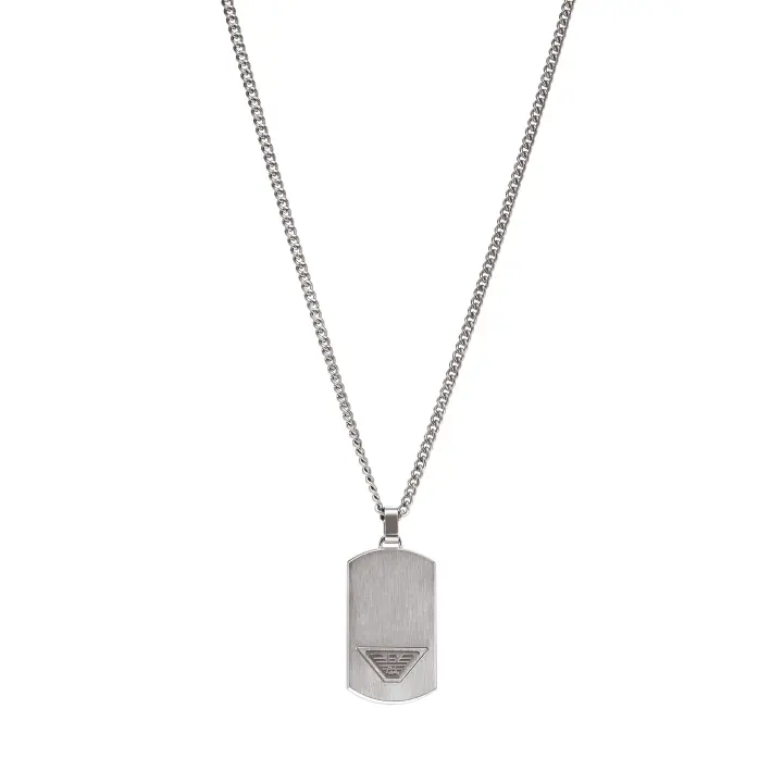 Emporio Armani STAINLESS STEEL，SILVER，DOG TAG EGS3125040 - 1