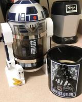 Tetera De Café Manual Star Wars R2-D2 960ml Acero Inoxidable Robot Cartoon Para Oficina Y Hogar Miniatura Termo Moka - details 12