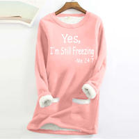 Sudadera De Cuello En O Para Mujeres plus Size Otoño Invierno Suelta Casual Cálida Deportiva Oversized Streetwear - details 5