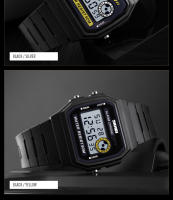 Reloj Deportivo Para Mujer SKMEI Moda Digital Resistente Al Agua Con Alarma Y Luz Trasera Pulsera De PU Reloj Feminino 1413 - details 9