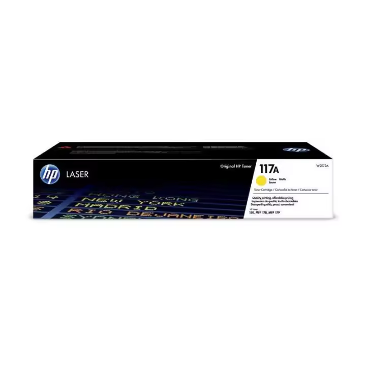 Hp w2072a amarillo cartucho de toner original - 117a - 1