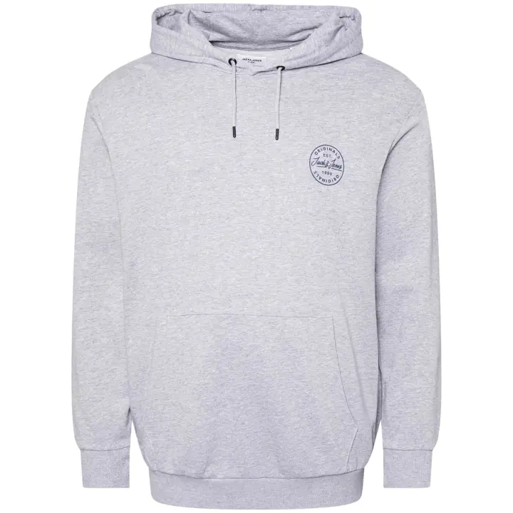 Sudadera con Capucha Jack&Jones Jjeshark Plus Size Hoodie para hombre en color gris - 1
