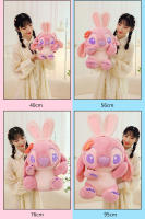 Muñeco De Peluche Disney Stitch 40cm Conejo De Dibujos Animados Para Niñas Muñeco De Angel Con Orejas De Rabbit Regalo De Decoración - details 0