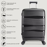Maletas de viajes PP (ABS Mejorado). Varios Tamaños y Colores. Maleta de cabina y maleta de viaje grande 23 kg.  Juego de maletas para viajes, maleta mediana, maletas infantiles pequeña o equipaje de mano. Conjunto Maletas avión rígida  4 ruedas | Artree - details 2
