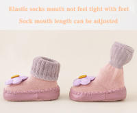 Zapatillas De Bebé Con Dibujos Animados Lindos Calcetines Para Piso Antideslizantes Algodón Suave Invierno Primer Pasos Para Niño Y Niña Nuevos Recién Nacidos - details 7