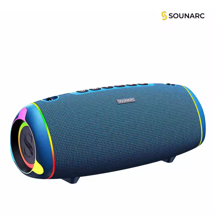 Altavoz Bluetooth Portátil Potente Sounarc R2 Altavoz Bluetooth 80W, Alexa Altavoz Inteligente, Luces Led, Waterproof IPX6, 24H de Reproducción, Sonido Estéreo, Aux y Powerbank, Speaker con Bluetooth 5.3 para Fiestas karaoke - 1