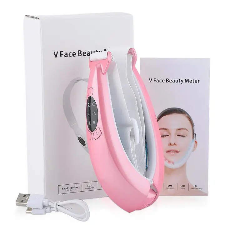 V-Face Medidor de Belleza Shatizando Masajeador Levantamiento Reducir Doble Chin Adelgazamiento - 1