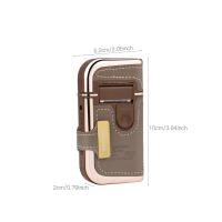 Afeitadora Eléctrica Profesional Para Hombres Recargable Trimmer De Barba Portátil Mini Cuero Cuchilla De Afeitar Cómodo Velocidad Fija - details 7