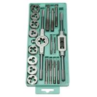 Nueva Herramienta De Juego De Taps Y Dies Métricas 8/12/20Pcs Juego De Herramientas Para Trabajar Metálicos Tamaños M3-M12 - details 9