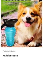 Botella De Agua Portátil Para Mascotas Perros Y Gatos Taza De Bebida Para Caminar Al Aire Libre Suministros De Hidratación - details 1