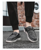 Zapatos Casuales Para Hombre En Lona Cómodos Y Ligeros Transpirables Zapatillas Planas Slip-on Para Conducir Talla Grande 47 - details 12