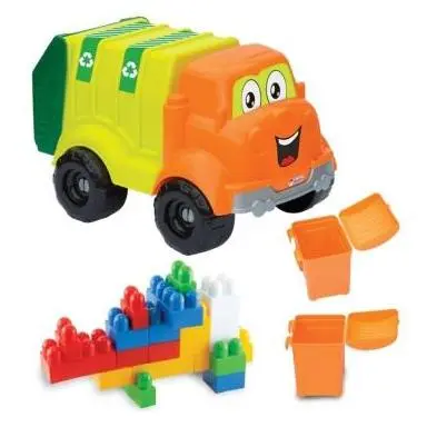 Karactermania - Camión Basura con 30 Bloques Construcción - Producto Oficial - Especial Regalos para Todos - 1