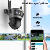Cámara PTZ Wifi 6K 15MP Con Tres Lentes Y Tres Pantallas Vigilancia Exterior Dual Lens Dual Screens Seguimiento Automático 5Ghz WIFI 6 - details 14