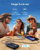 Banco de energía, mini batería externa de carga rápida de 10000 mAh y 22,5 W, cargador portátil USB C PD3.0 QC4.0, banco de energía para iPhone 15 14 13 12 Pro con soporte Samsung S22 S21 Xiaomi Huawei iPad Tablet - details 0