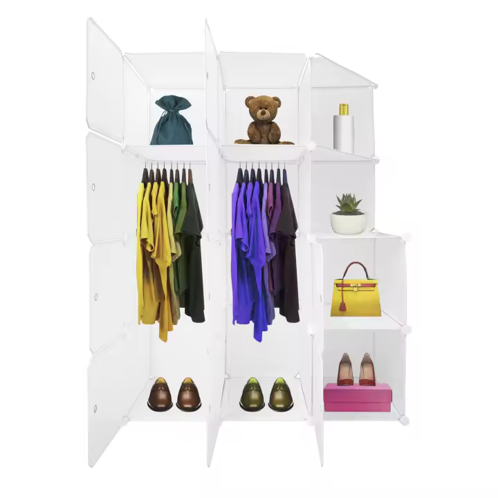 Armario Vestidor Nyana Cube Personalizable 10 Cubos/Puertas 2 Esquineras - 1