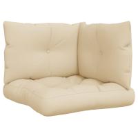 vidaXL Cojines para palés 3 piezas tela Oxford Color Negro,  Taupé,  Beige y mas Cojín Decorativo de Asiento Cojines de muebles de salon - details 2