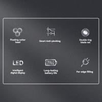 Cortacésped Eléctrico USB Y Enchufe 3-en-1 Para Hombres Set De Afeitadora Con Carga Por Inercia De Acero Inoxidable - details 8