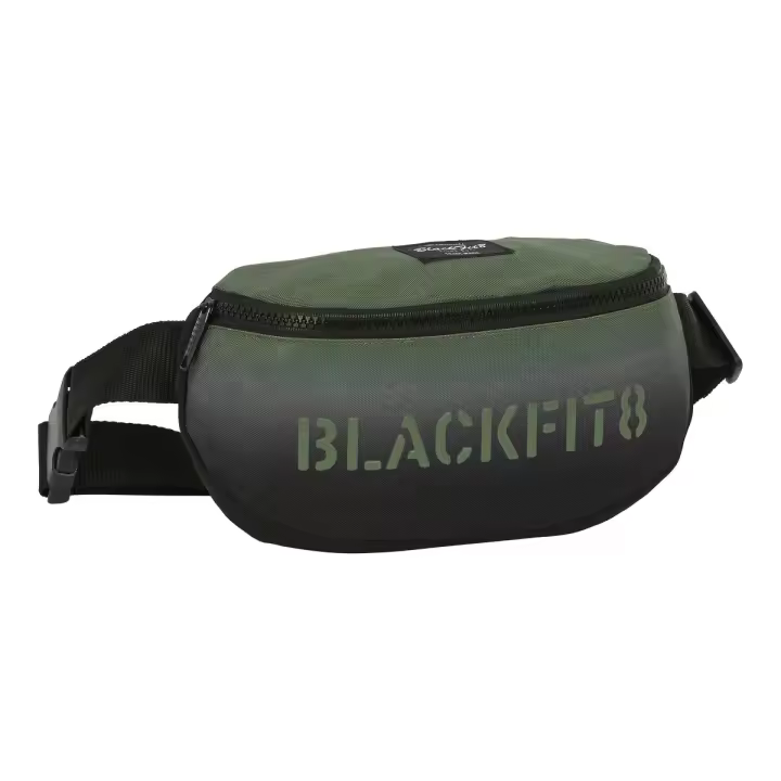 Riñonera BlackFit8 Gradient Negro Verde militar 23 x 14 x 9 cm - 1