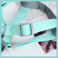 Correa Y Arnes Ajustable De Nylon Para Perros Pequeños Y Medianos Preventa De Escape Macaron Arnes Y Correa Para Caminar - details 2