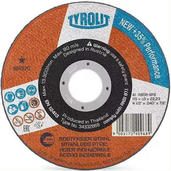Tyrolit Disco de Corte Plano 115x1x 22,23 - 1