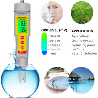 Medidor Portátil De Calidad Del Agua ORP/TEMP ORP-619 Impermeable Para Acuarios Analizador De Reducción Oxidación Digital Con Pantalla Retroiluminada - details 4