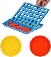 Juego de Mesa plegable Line Up 4, Clásico juego de Mesa de viaje, Educación temprana, juguetes Educativos, - details 1
