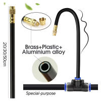 Boquilla De Latón Flexible Para Jardín Y Balcones 20/30/50cm Con Conector Rápido Para Riegera De Nieve 3/8" PE Tubo De Agua Dispersor De Fugas - details 1