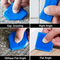 Kit De Herramientas De Silicona 5 En 1 Para Eliminar Selladores Lijar Y Terminar Grout Set De Accesorios Para Limpieza De Ventanas - details 2
