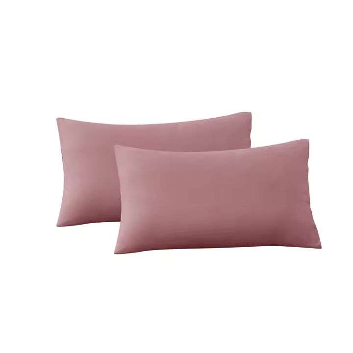 FARFALLAROSSA® | Funda de Almohada Lisa de Microfibra de Poliéster en Varios Colores - Pack X2 Pequeñas y Pack de 1 Unidad Grande - 1