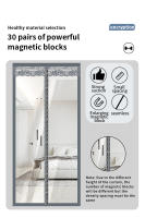 Cortina De Puerta De Aire Acondicionado Transparente Y Flexible De Plástico Suave Con Imán Resistente Al Viento Y a La Pérdida De Aire - details 5