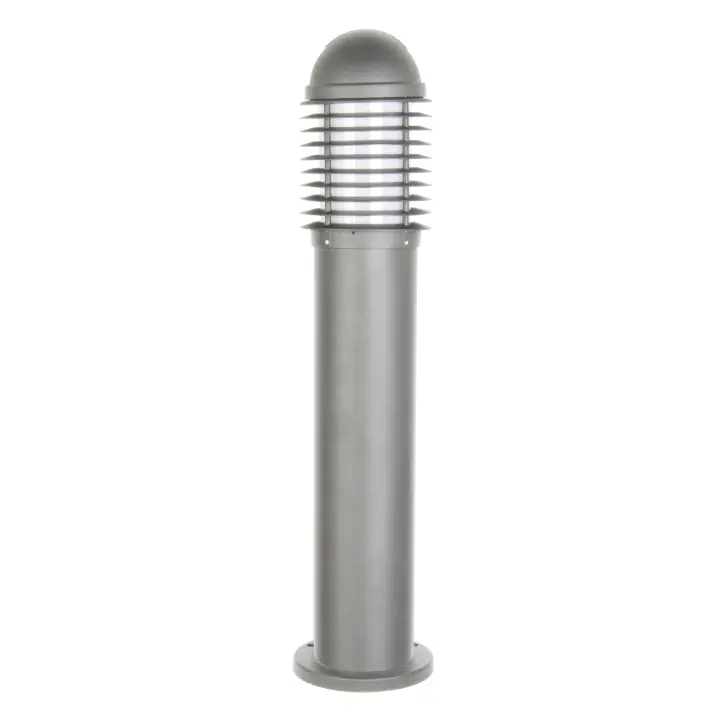 Novolux Lighting- Baliza exterior 65 cm- Siroco, uso exterior, color gris, aluminio, E27,14W, exterior - 1