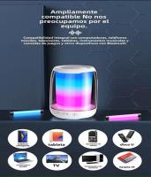 Mini Altavoz De música con Bluetooth, Pantalla Completa, Efecto De Iluminación Colorido, Audio Pequeño - details 4