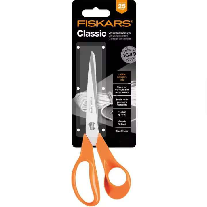 Fiskars Tijeras Universal Premium 21 Cm Plateado - 1