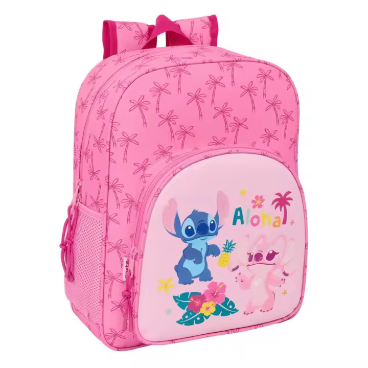 Mochila Junior Adapt.Carro Stitch "Chill" 32x38x12 Cm (Safta 612515640) - 1