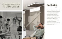 Tectake - Paneles acusticos decorativos SONIC WALL de MDF, Juego de piezas, 60 x 120 x 2,1 cm cada uno, Chapa de madera real, Absorción acústica, Tejido de fieltro y madera, Insonorización acústica para pared, Listones de madera, Alta calidad - details 2