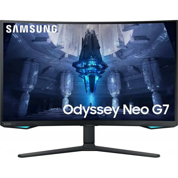 Monitor curvo para juegos Samsung Odyssey Neo G7 de 81 cm (32 pulgadas) (UHD, VA, 1 ms, 165 Hz, HDMI, DisplayPort, concentrador - 1