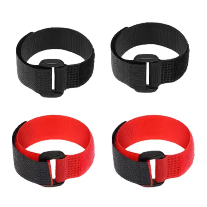 4 Pcs Collar De Cuello Para Gallo De Nylon Sin Ruido Suministros Para Granjas Gallo Rojo Correa Para Animales De La Granja - 1