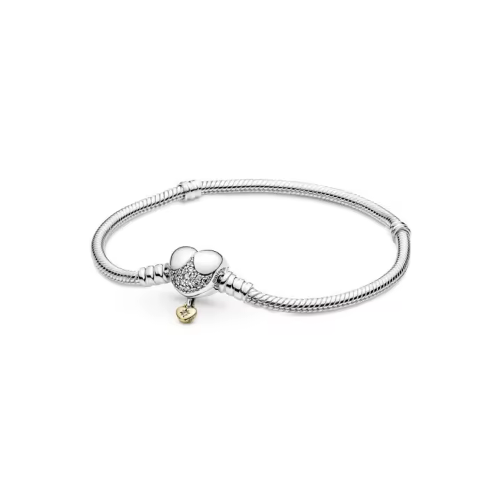 569563C01 - Pulsera Pandora Princesas de Disney cadena de serpiente de plata 569563C01 PANDORA Raíz Joyas de Plata Joyas Pandora Porta Charms Joyería Pulseras MUJER inicio Pulseras Pandora Mujer Pandora original - 1