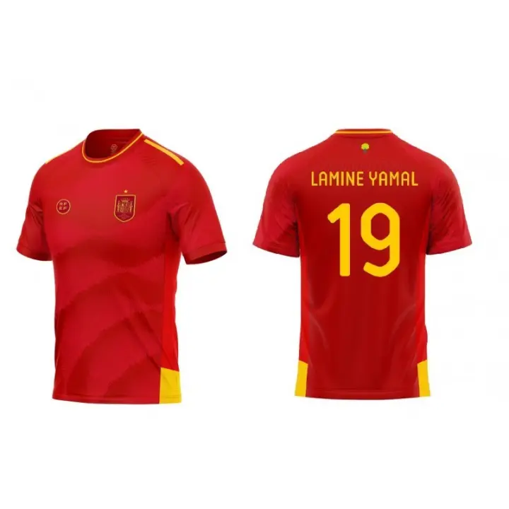 Camiseta Selección Española Fútbol Lamine Yamal 19 réplica producto oficial adulto ADYAMA - 1