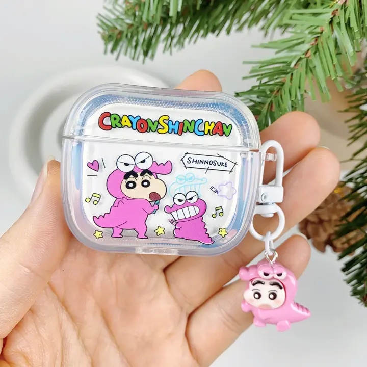 Funda Protectora De Auriculares Inalámbricos Anime Dibujos Animados Transparente Para AirPods 1 2 3 pro AirPods 4 Y Pro2 Para Hombres Y Mujeres - 1