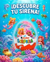 Kinder Huevos de Chocolate con Sorpresa - Sirenas - 24 unidades - details 0