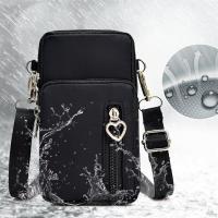 Bolso De Hombro Para Mujer Moda Diagonal Cruzada Con Cierre De Cremallera Bolsa De Pecho Deportiva Vertical Monedero Nylon - details 14