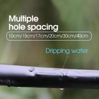 Tubo De Rociado PE 16mm 50/100m Para Jardín Estufa Agricultura Riego Soaker Hose Con Espaciado De 10-40cm Dripper Flexible ANTI-UV - details 0