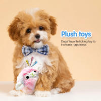 Juguetes Para Perros De Peluche Espinoso Sonidos Chillidos Alpaca Adorable Masticar Dientes Compañía Para Todos Los Tamaños De Perros - details 2