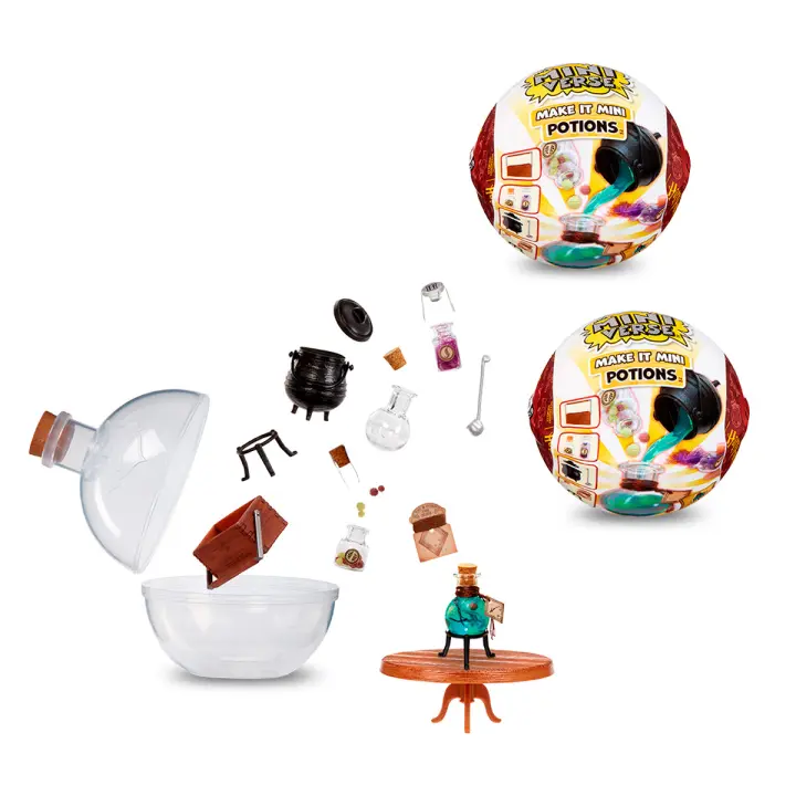 MGA's Miniverse Make It Mini Potions - Mini coleccionables Harry Potter, Resina, Réplica de Pociones, para Coleccionistas y Niños +8 Año. Pack 2 unidades - 1