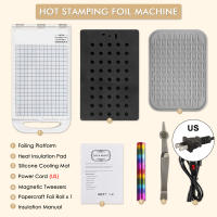Máquina De Foil Térmico Y Presión Para Manualidades DIY Herramienta De Transferencia De Calor Estampado Embossing Para Papeles Y Cuero Hacer Tarjetas Y Scrapbooking - details 23